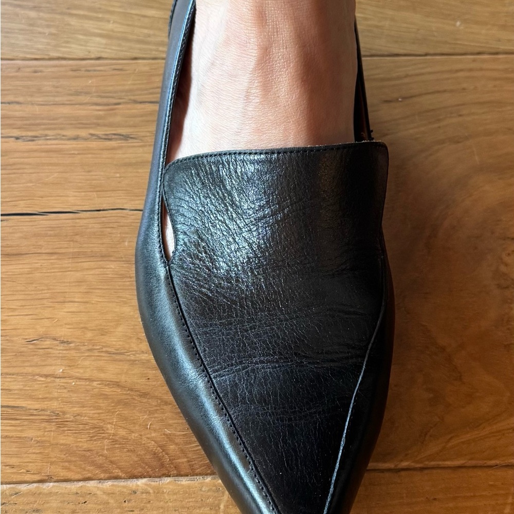 Black Leather women’s, Fluevog Loafers